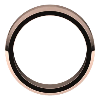 7MM Beveled Edge Flat Men's Wedding Band