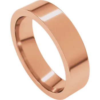 5MM Flat Men's Wedding Band