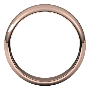 6MM Half Round Men's Wedding Band