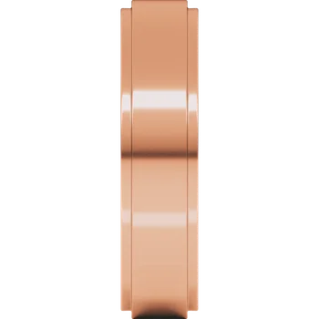 5MM Stepped Edge Flat Men's Wedding Band