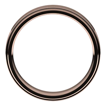 5MM Stepped Edge Flat Men's Wedding Band