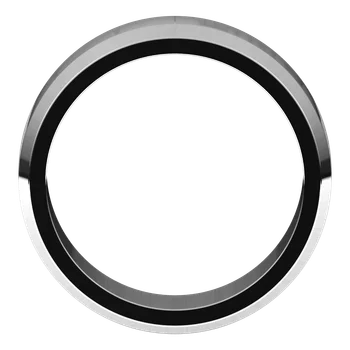 7MM Beveled Edge Flat Men's Wedding Band