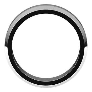 6MM Beveled Edge Flat Men's Wedding Band