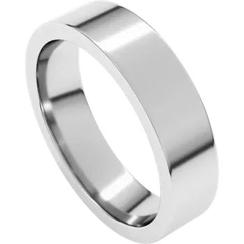 5MM Flat Men's Wedding Band