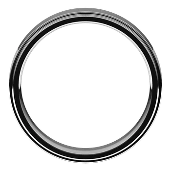 5MM Stepped Edge Flat Men's Wedding Band