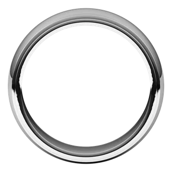 5MM Half Round Stepped Milgrain Edge Men's Wedding Band
