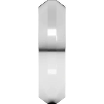 6MM Trapezoid Flat Men's Wedding Band