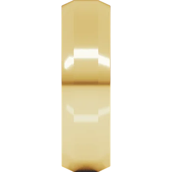 6MM Beveled Edge Flat Men's Wedding Band