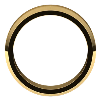 6MM Beveled Edge Flat Men's Wedding Band