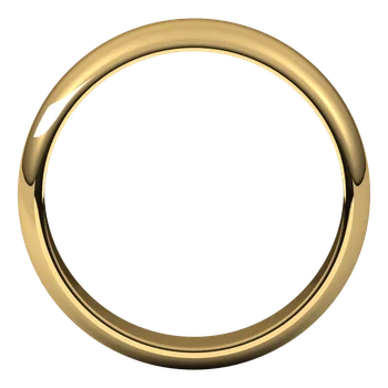 5MM Half Round Men's Wedding Band