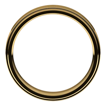 5MM Stepped Edge Flat Men's Wedding Band