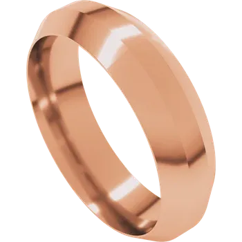 6MM Trapezoid Flat Men's Wedding Band
