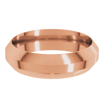 6MM Trapezoid Flat Men's Wedding Band