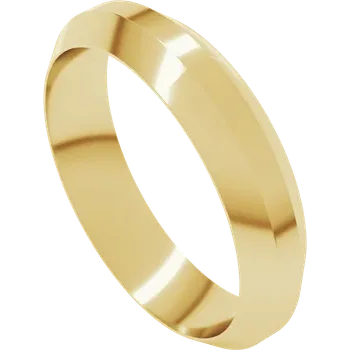 5MM Trapezoid Flat Men's Wedding Band