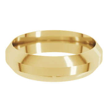 6MM Trapezoid Flat Men's Wedding Band