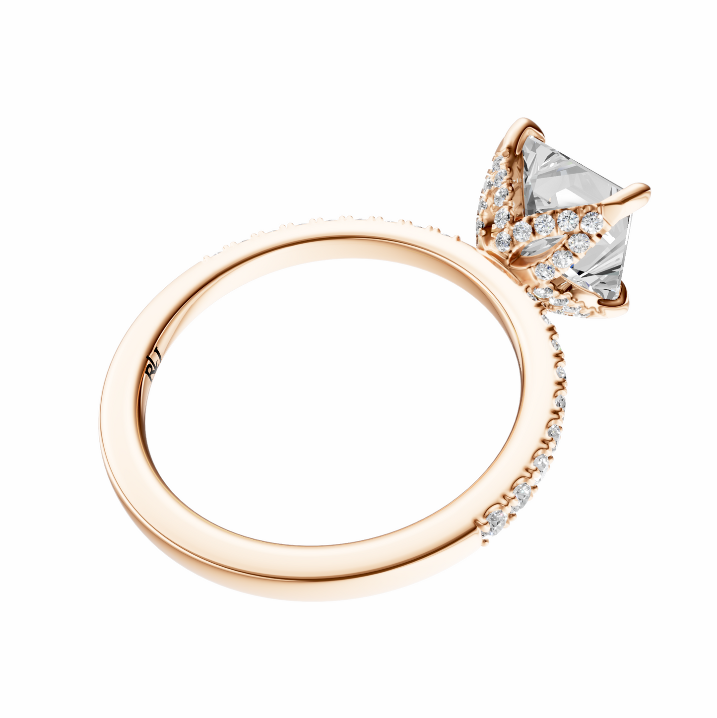 Princess Traditional Accented Tulip Sparkler Setting