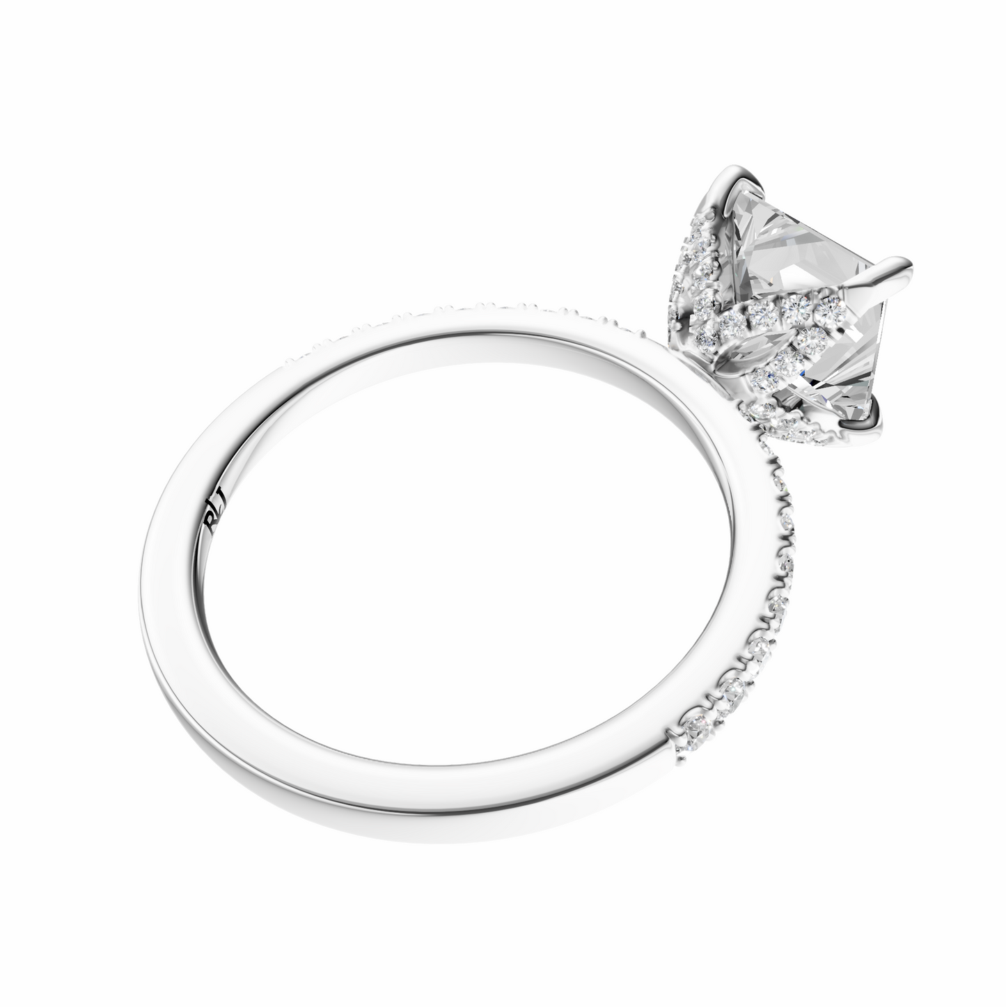 Princess Traditional Accented Tulip Sparkler Setting