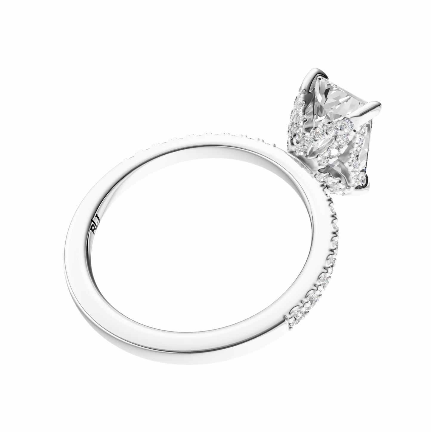 Radiant Traditional Accented Tulip Sparkler Setting