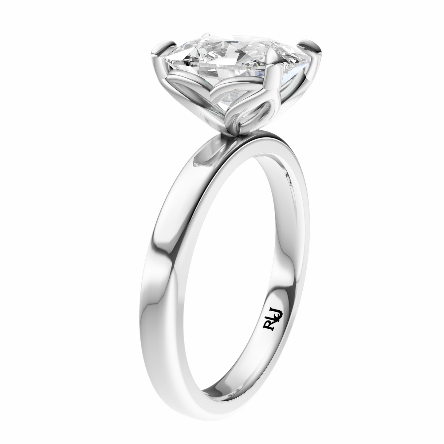 Cushion Tulip 2.7mm Band Solitaire Setting