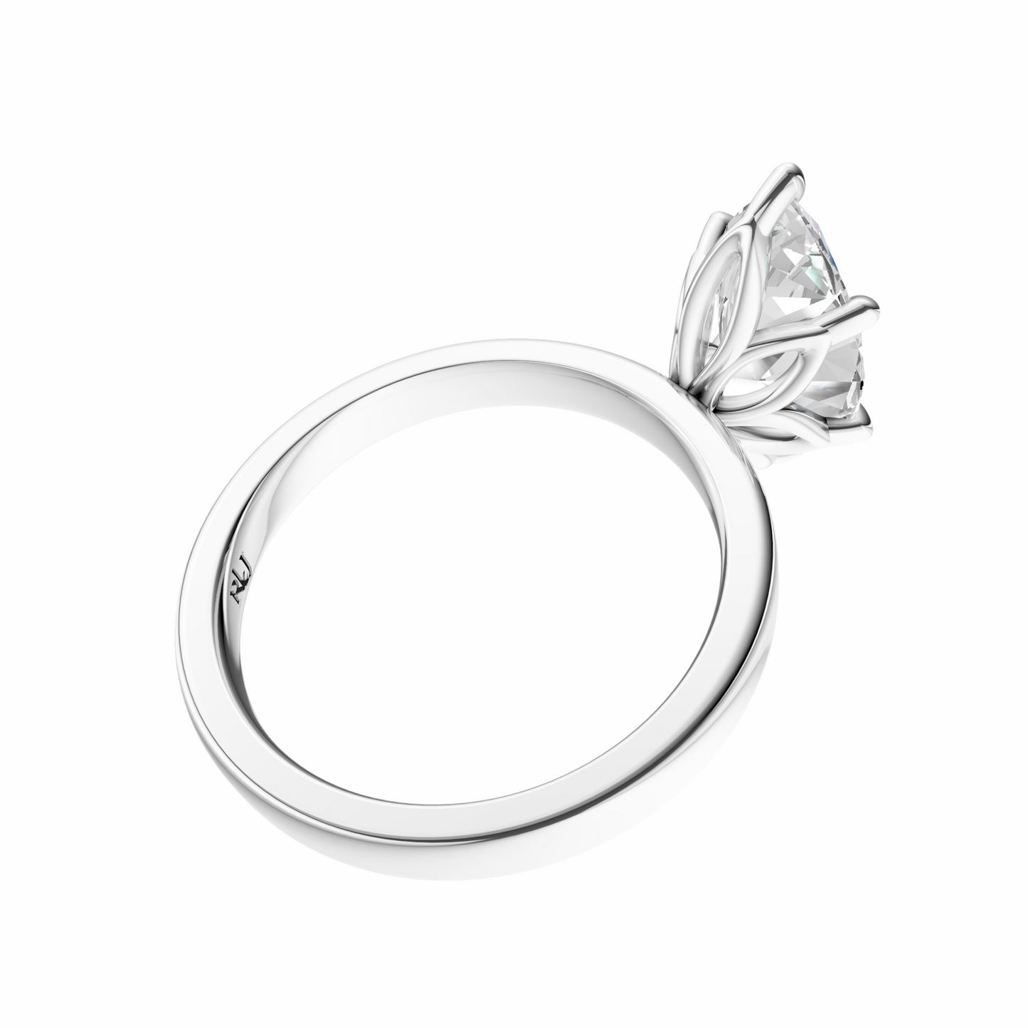 Marquise Tulip 2.7mm Band Solitaire Setting