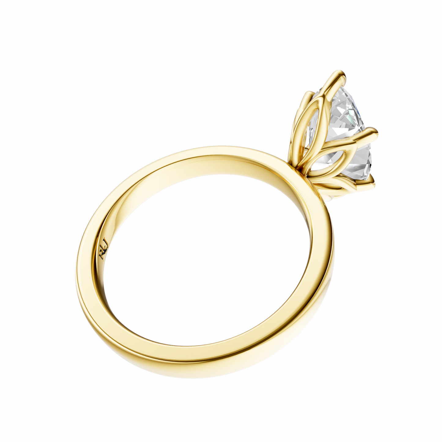 Marquise Tulip 2.7mm Band Solitaire Setting