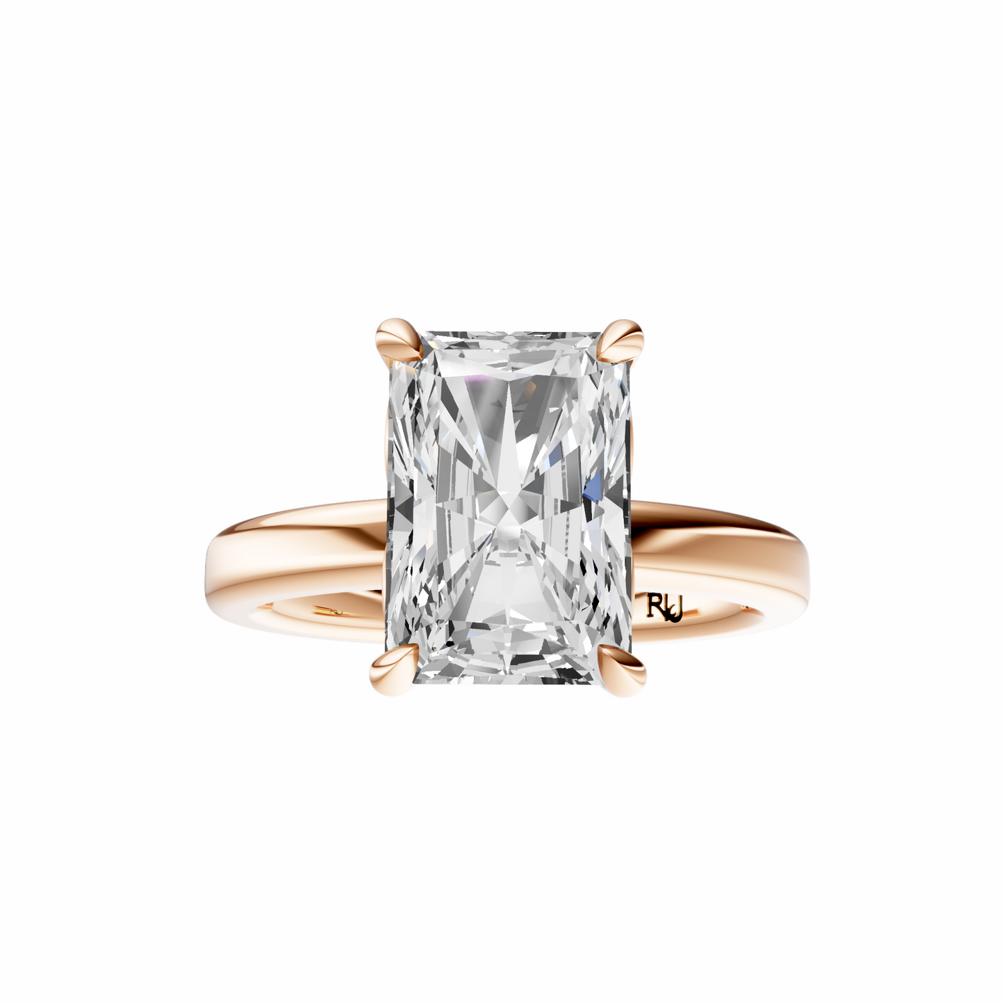 Radiant Tulip 2.7mm Band Solitaire Setting