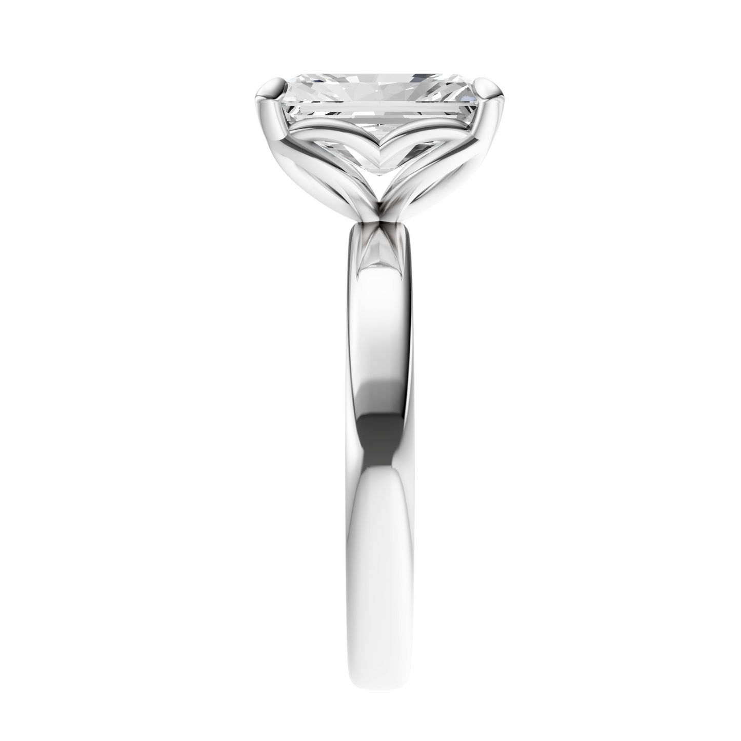 Radiant Tulip 2.7mm Band Solitaire Setting
