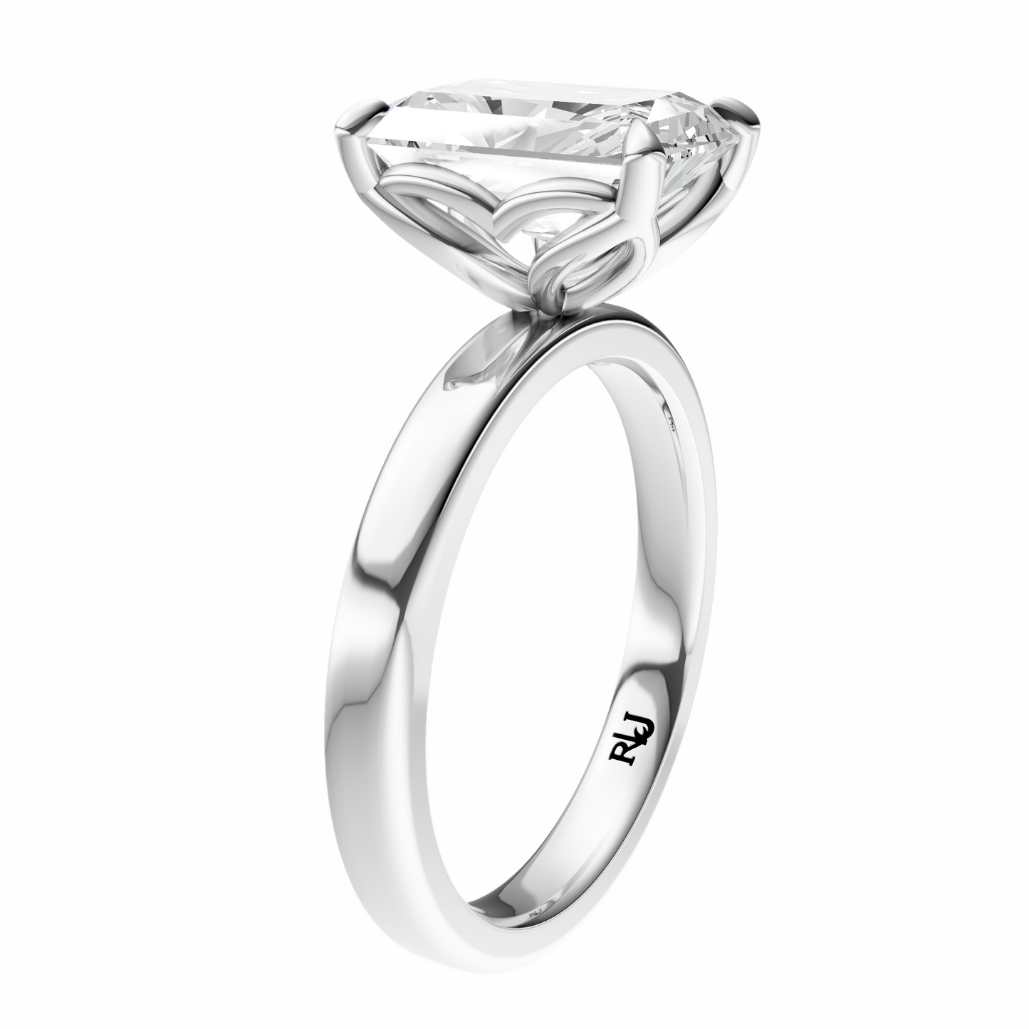 Radiant Tulip 2.7mm Band Solitaire Setting