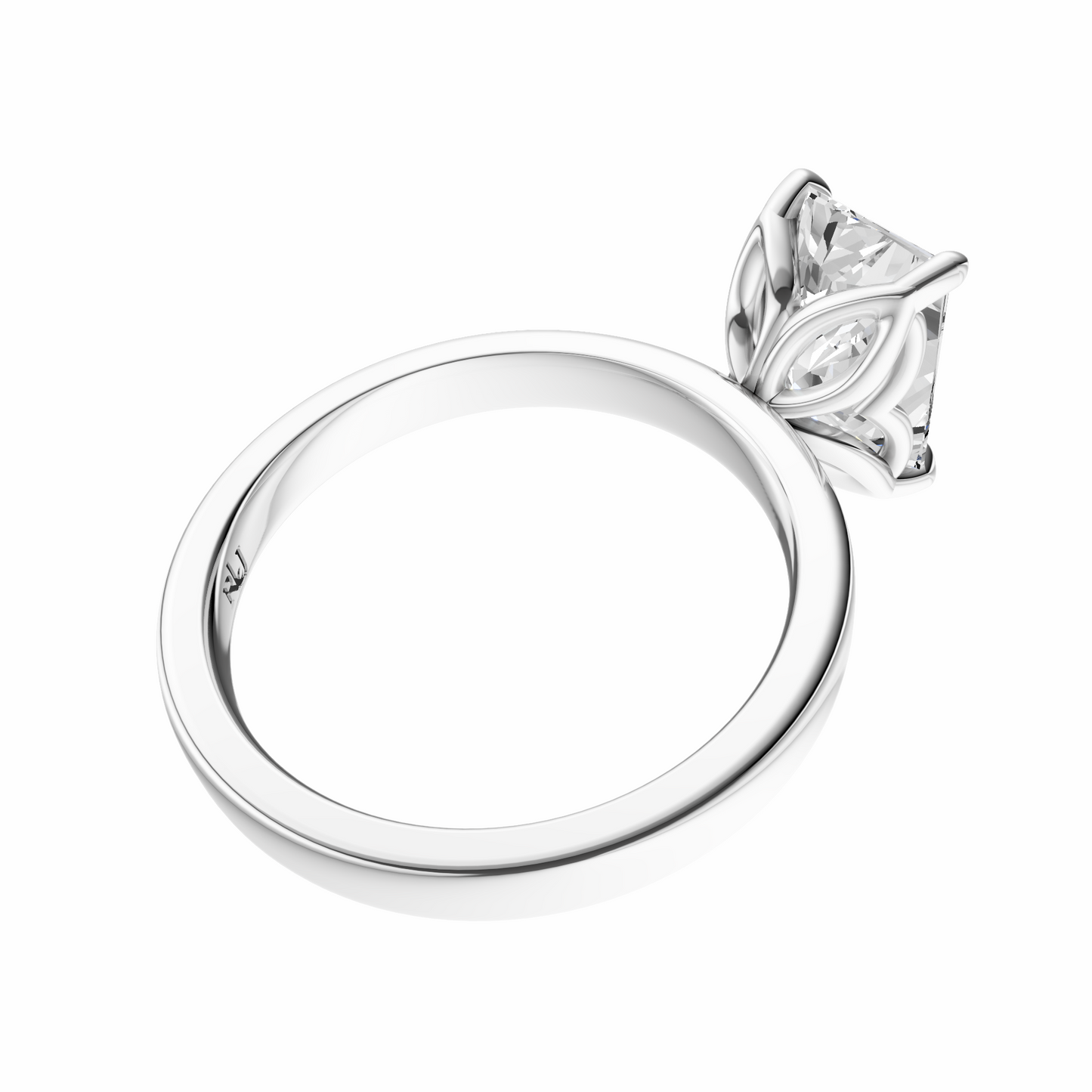 Radiant Tulip 2.7mm Band Solitaire Setting