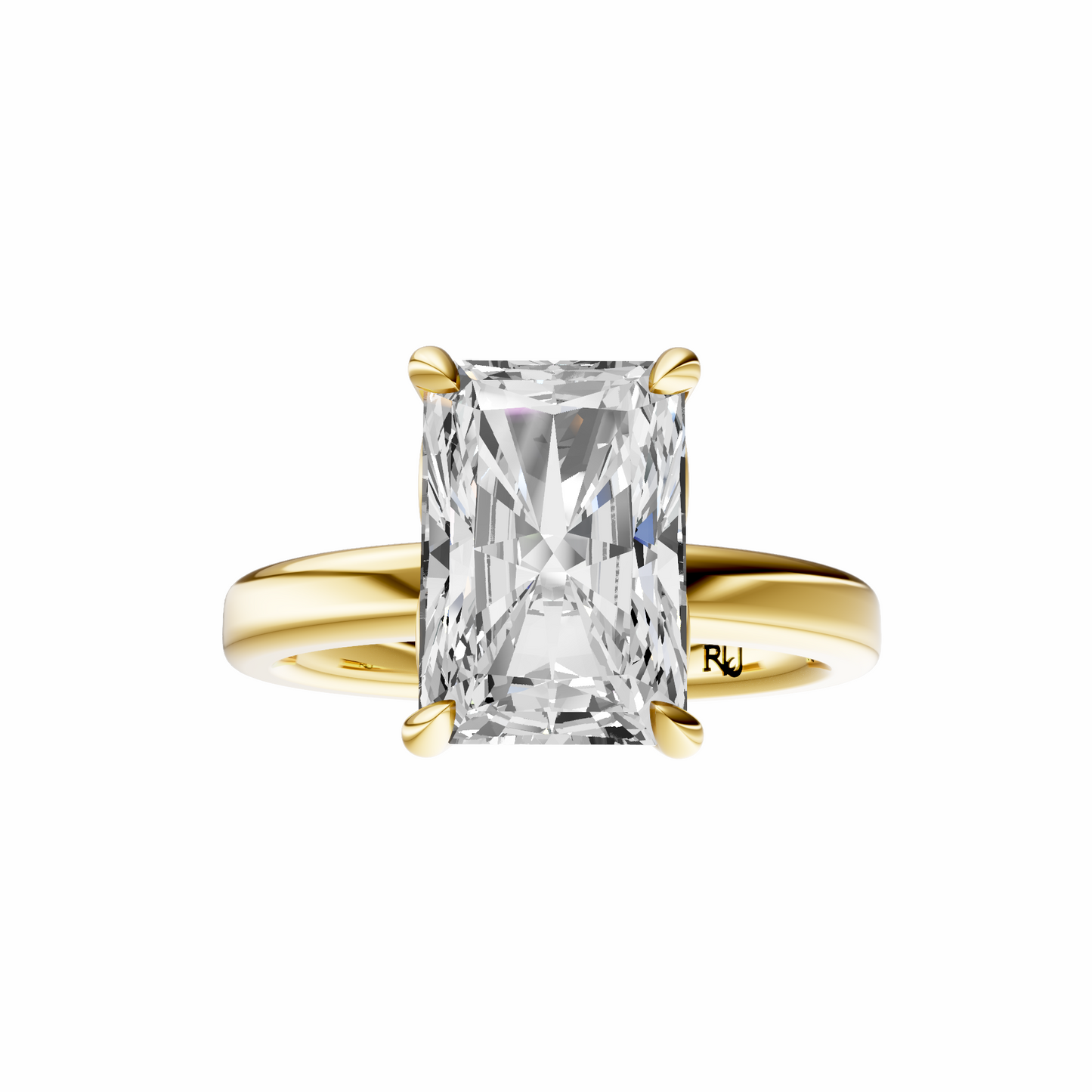 Radiant Tulip 2.7mm Band Solitaire Setting