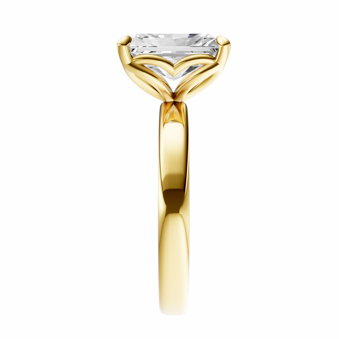 Radiant Tulip 2.7mm Band Solitaire Setting