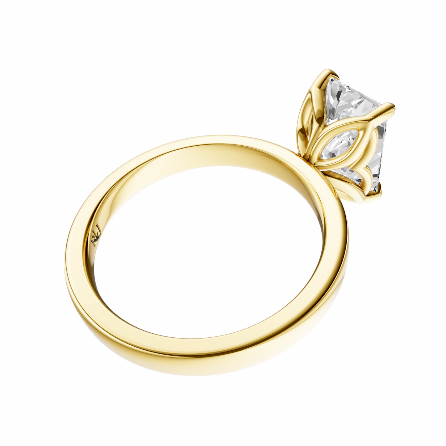 Radiant Tulip 2.7mm Band Solitaire Setting