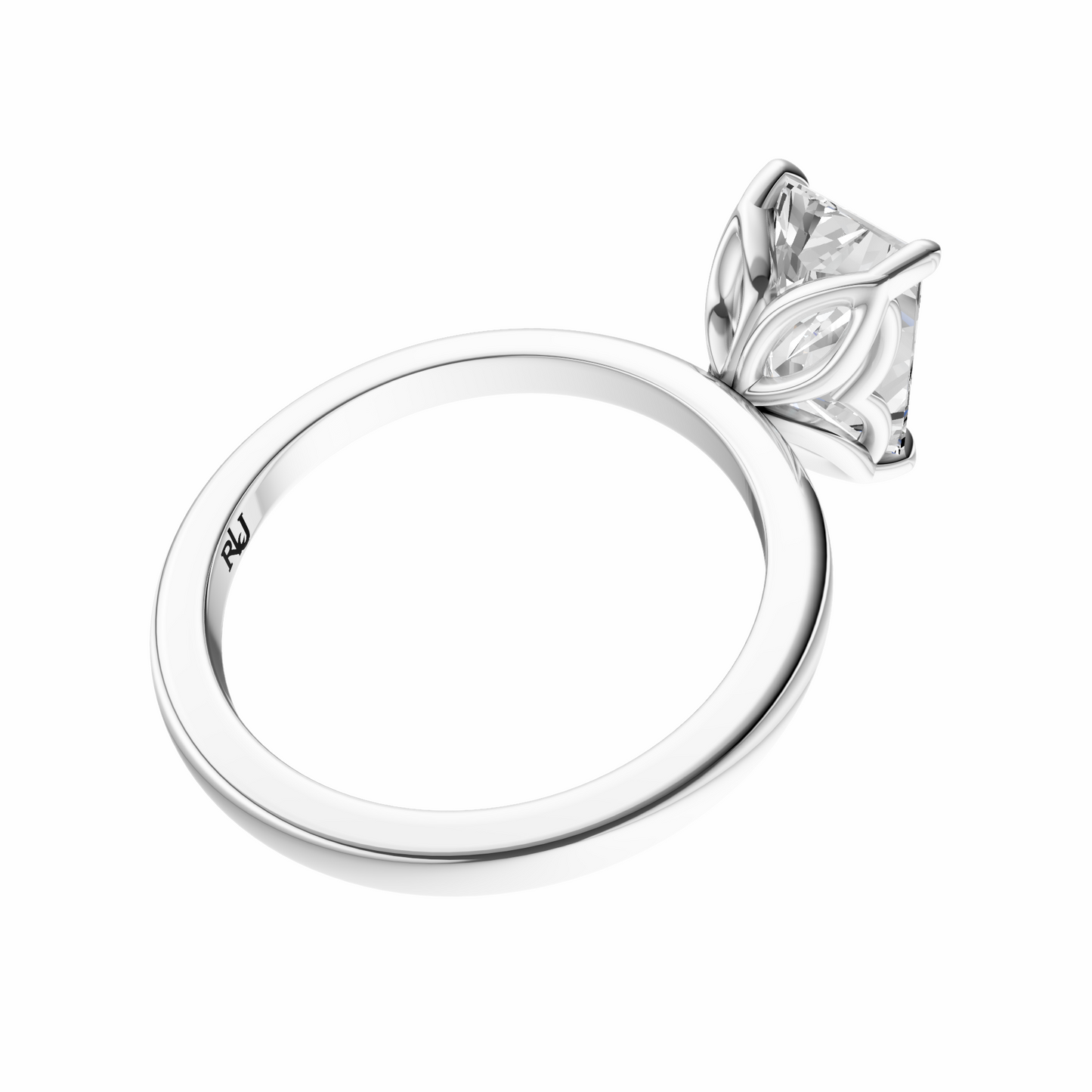 Radiant Tulip Basket Solitaire Setting