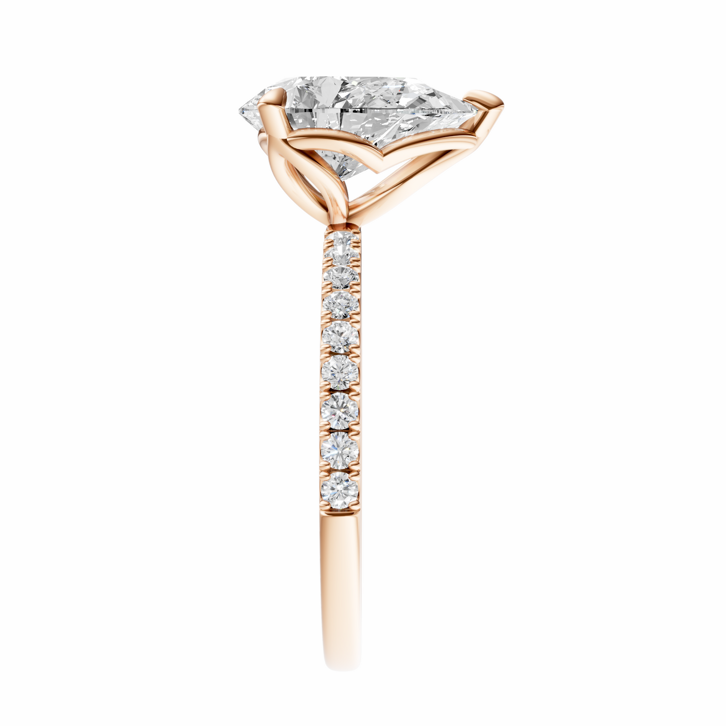 Pear Tulip Traditional Elegance Setting