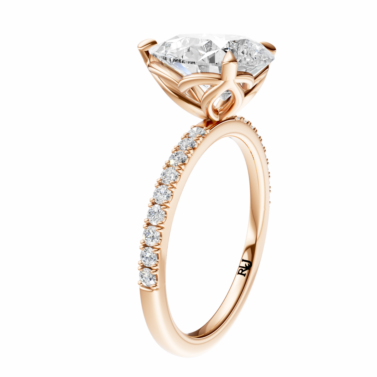 Pear Tulip Traditional Elegance Setting