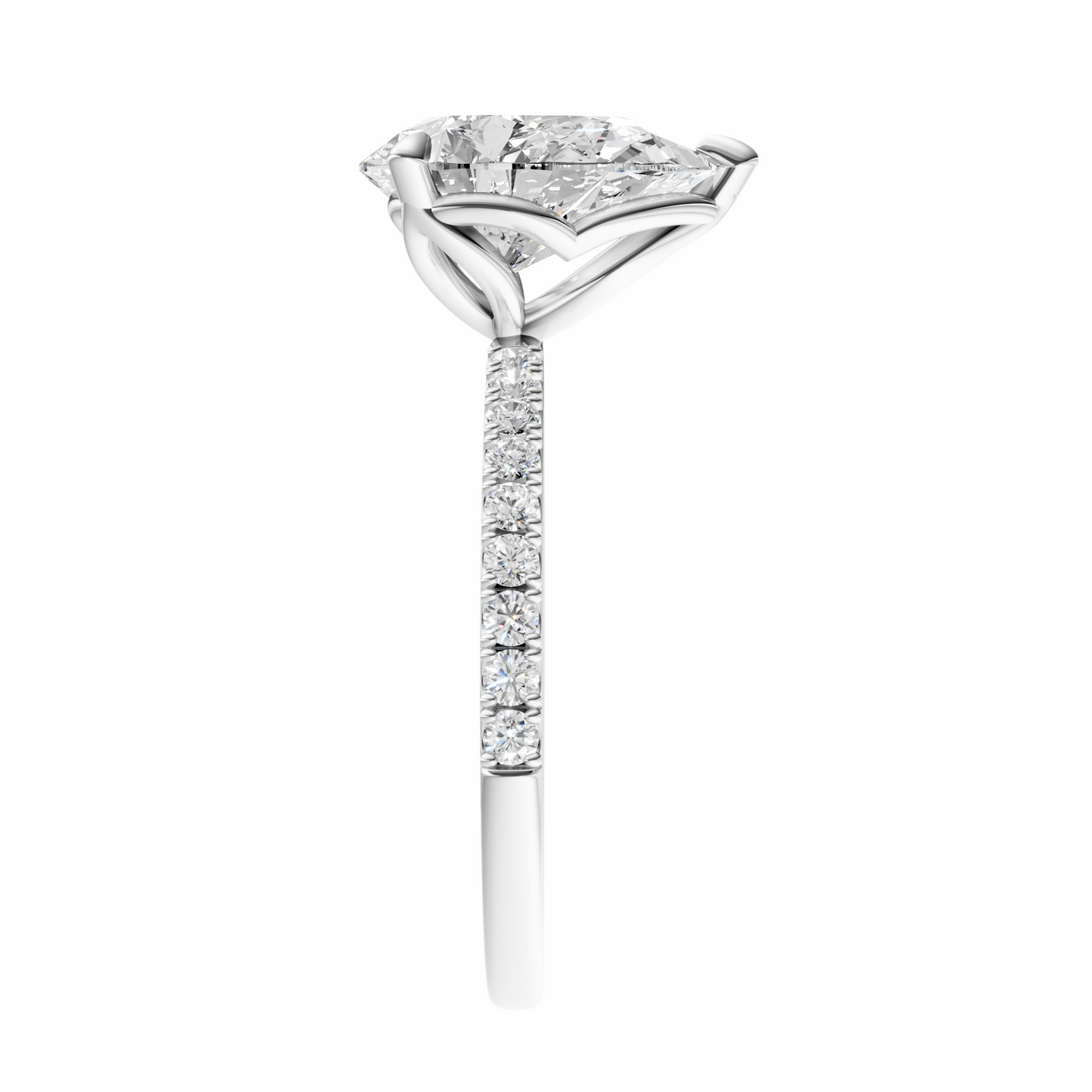 Pear Tulip Traditional Elegance Setting