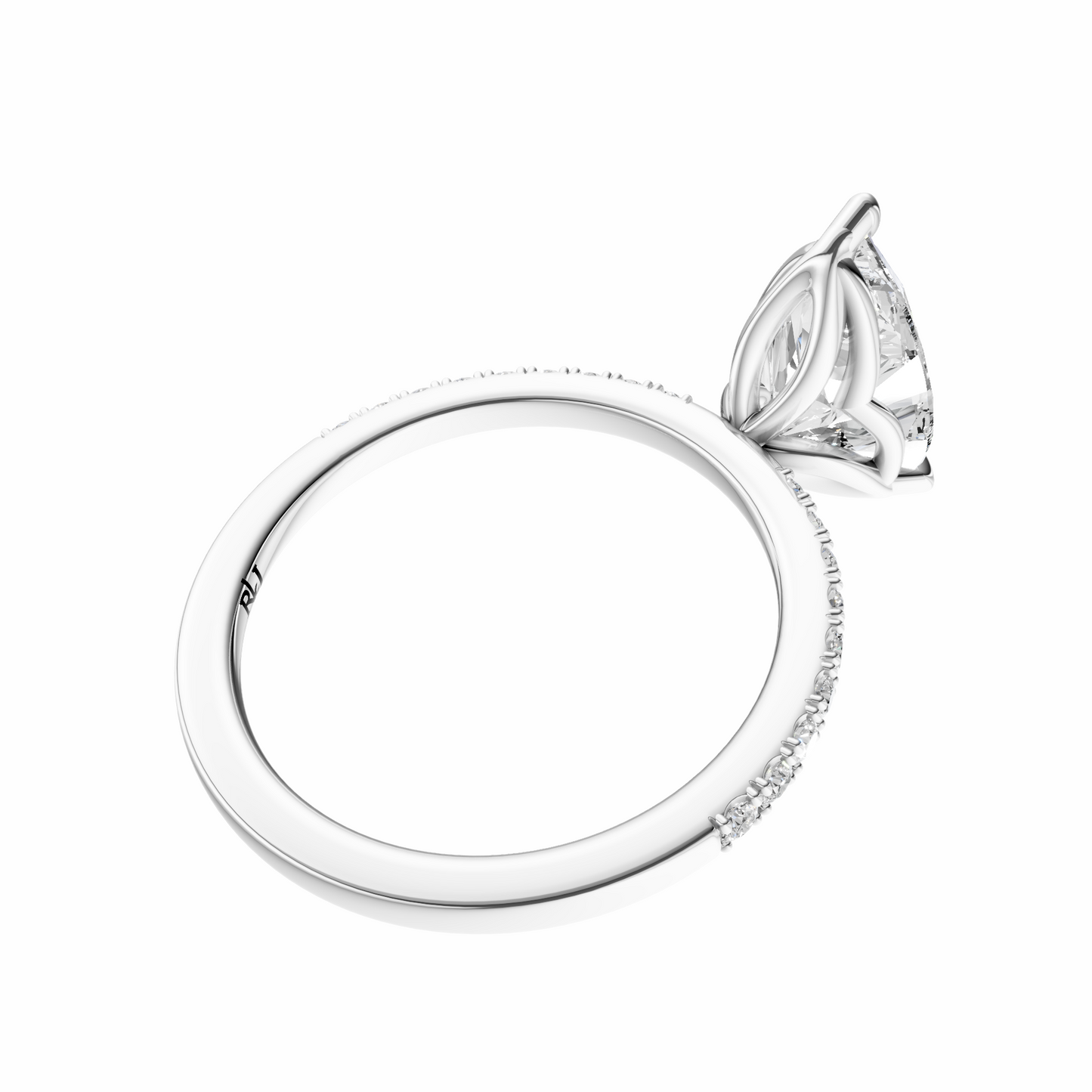 Pear Tulip Traditional Elegance Setting