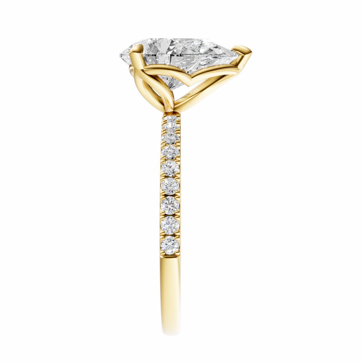 Pear Tulip Traditional Elegance Setting