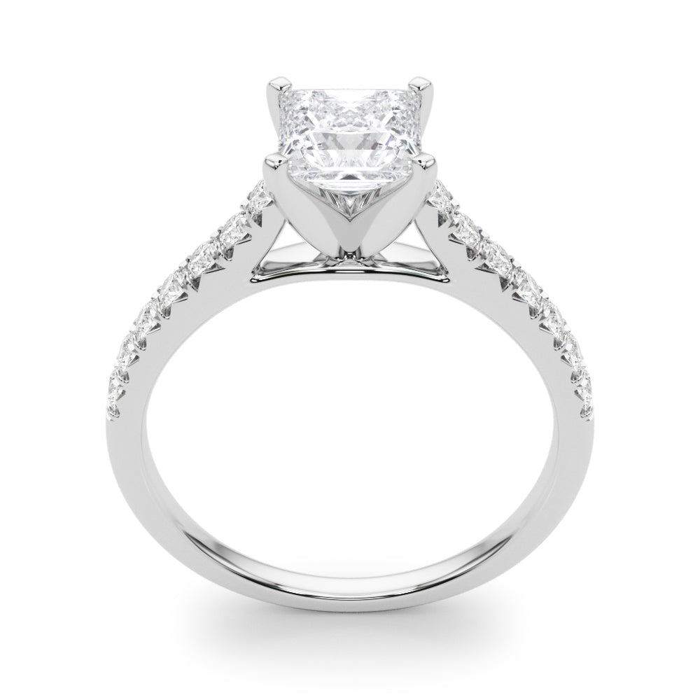 Princess Traditional Cathedral 4-Prong Setting