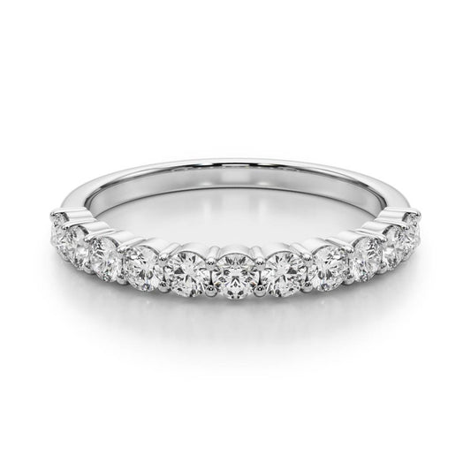 Half Eternity Round Wedding Band