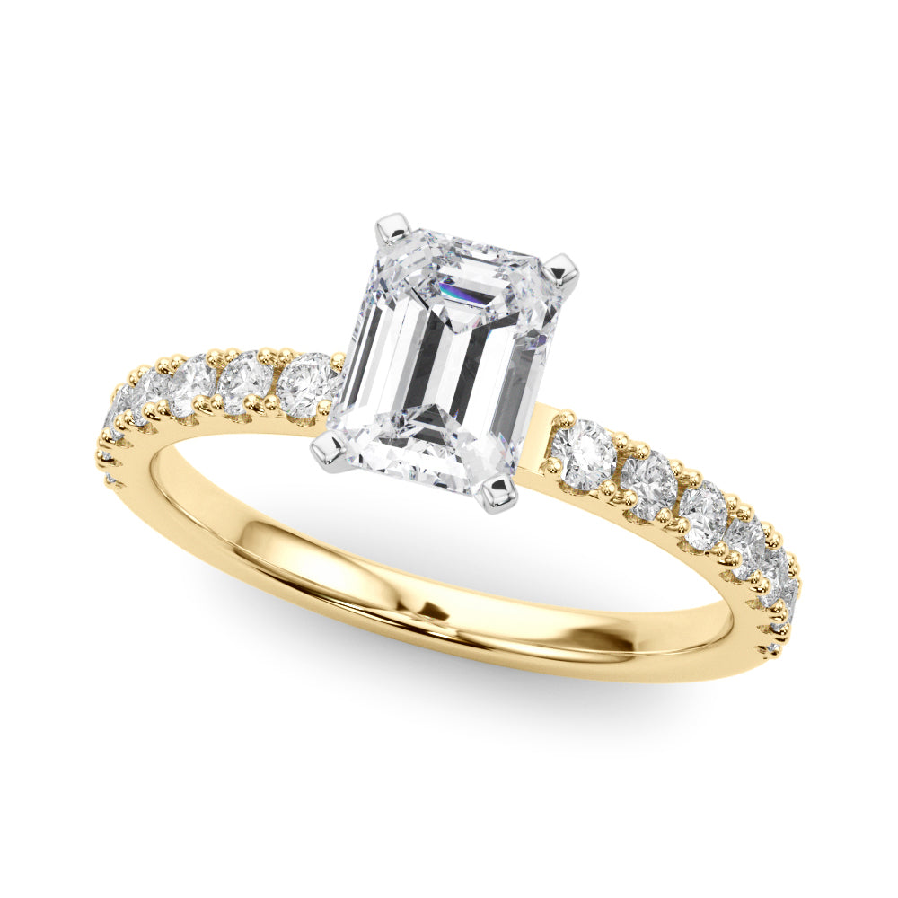 Emerald Traditional 4-Prong Setting