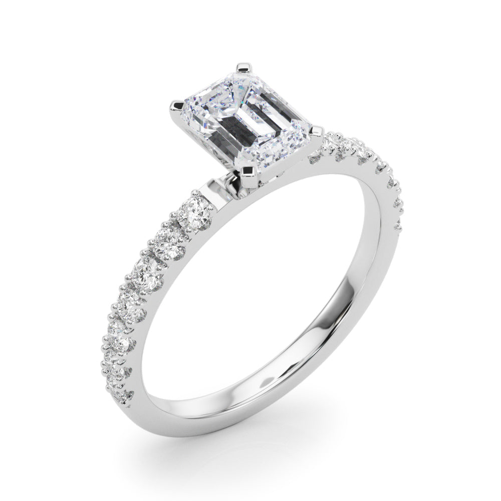Emerald Traditional 4-Prong Setting