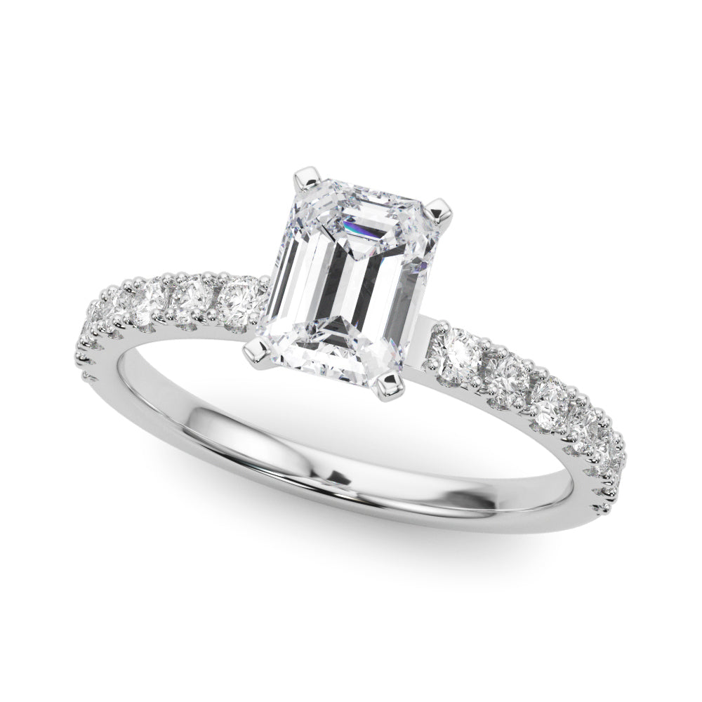 Emerald Traditional 4-Prong Setting