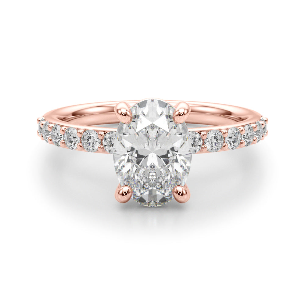 Oval Elegance Traditional Basket Setting
