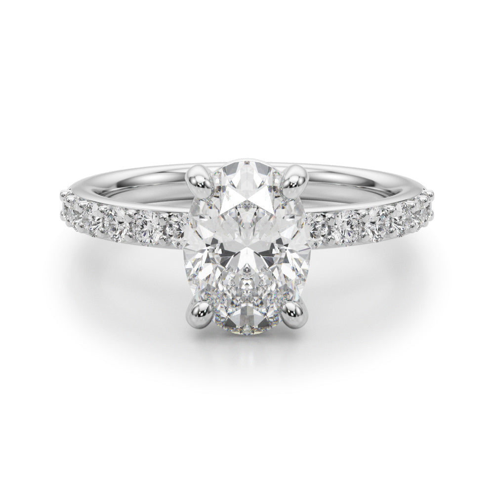 Oval Elegance Traditional Basket Setting