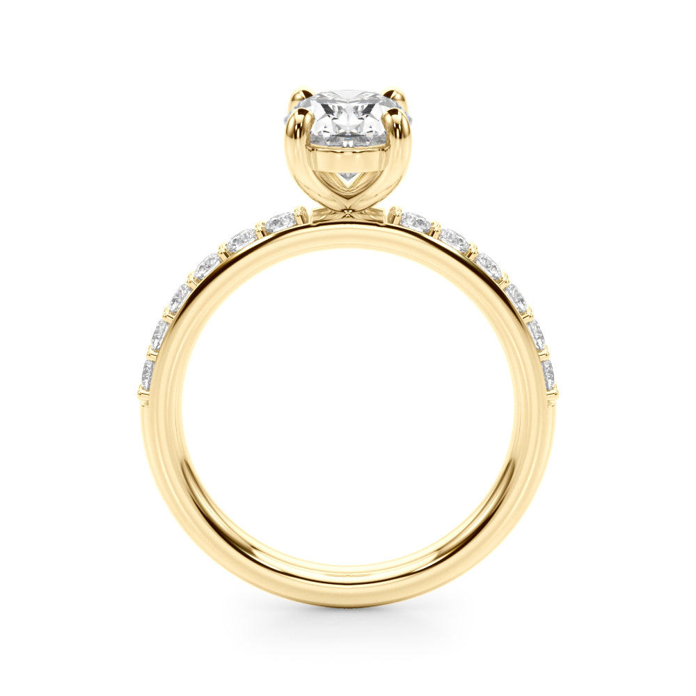 Oval Elegance Traditional Basket Setting
