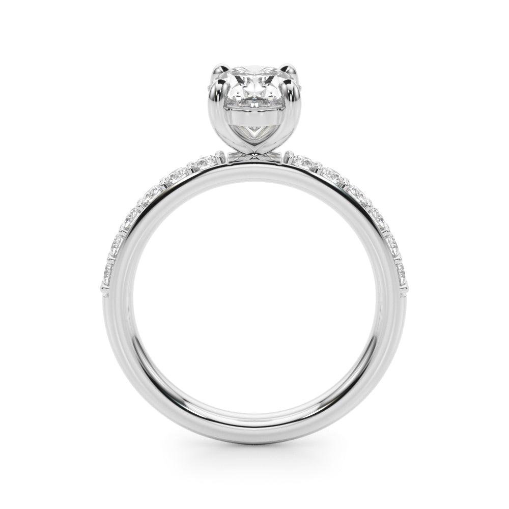 Oval Elegance Traditional Basket Setting