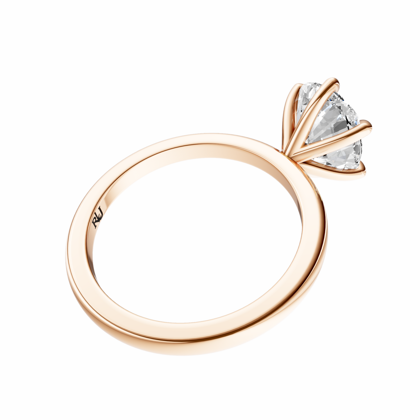 Cushion Signature Minimal Solitaire Setting