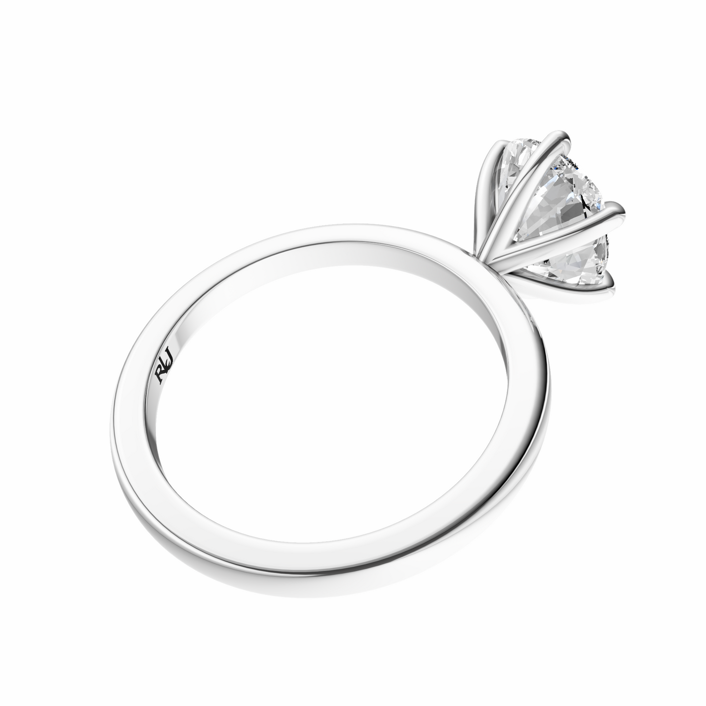 Cushion Signature Minimal Solitaire Setting