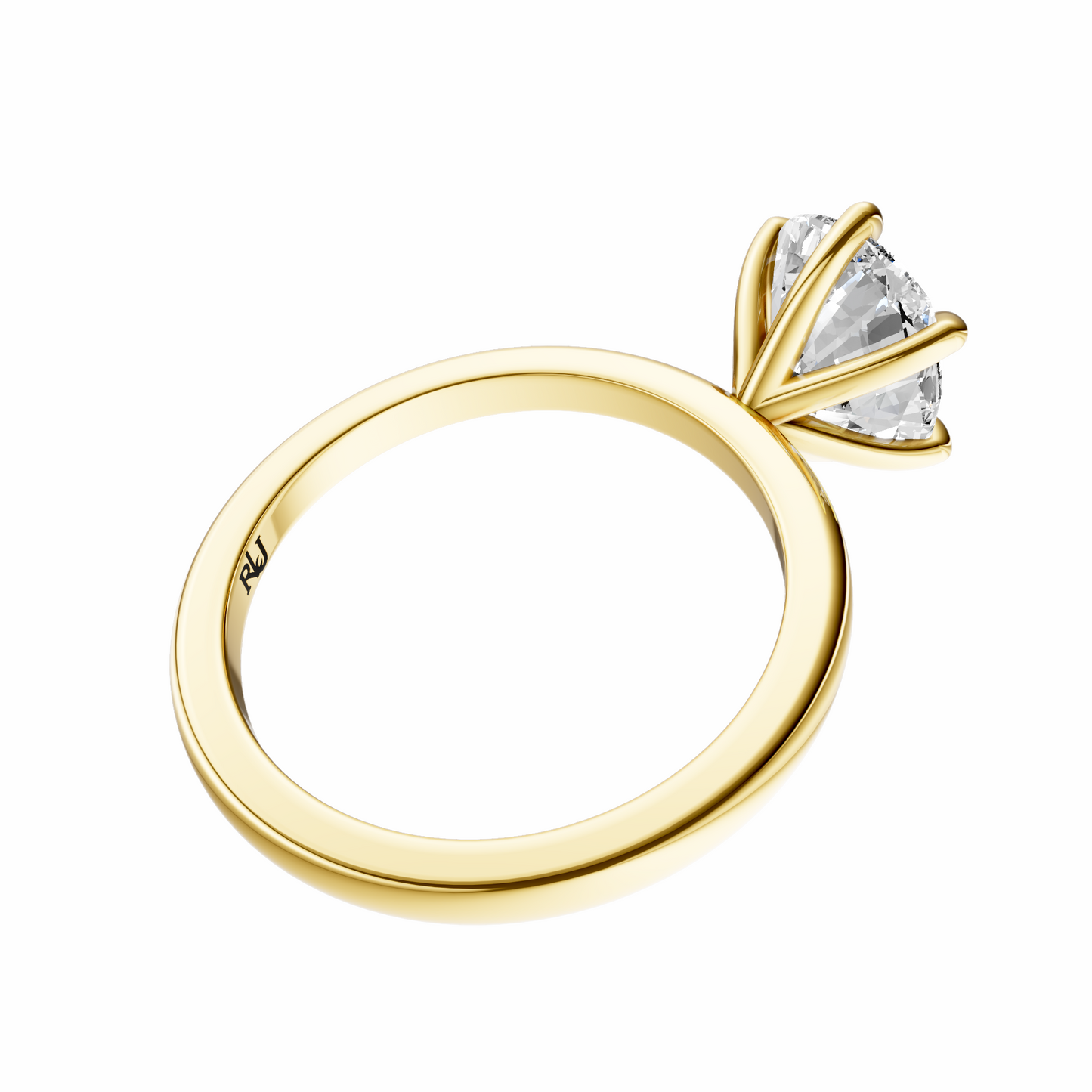 Cushion Signature Minimal Solitaire Setting